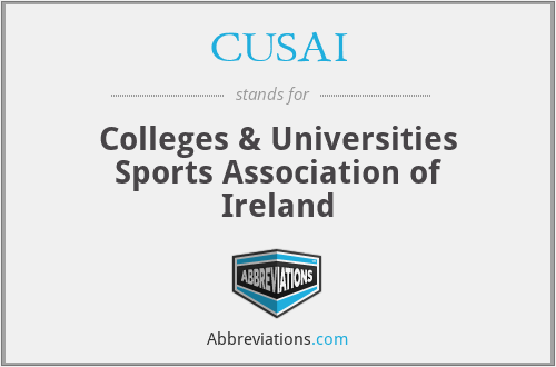 CUSAI - Colleges & Universities Sports Association of Ireland