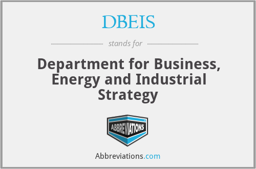 DBEIS - Department for Business, Energy and Industrial Strategy