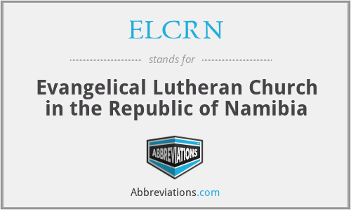 ELCRN - Evangelical Lutheran Church in the Republic of Namibia