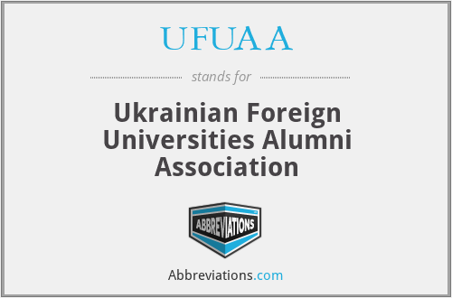 UFUAA - Ukrainian Foreign Universities Alumni Association
