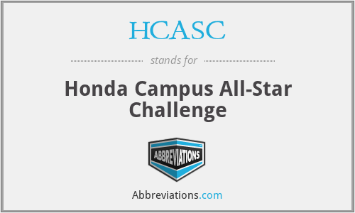 HCASC - Honda Campus All-Star Challenge
