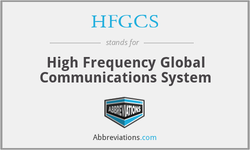 HFGCS - High Frequency Global Communications System
