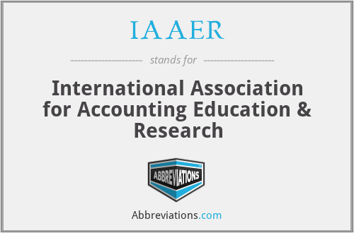 IAAER - International Association for Accounting Education & Research