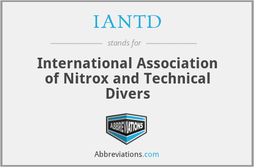 IANTD - International Association of Nitrox and Technical Divers