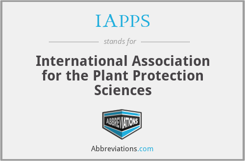 IAPPS - International Association for the Plant Protection Sciences