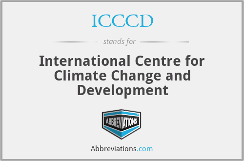 ICCCD - International Centre for Climate Change and Development
