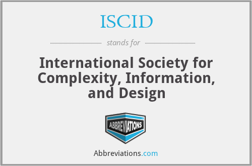 ISCID - International Society for Complexity, Information, and Design