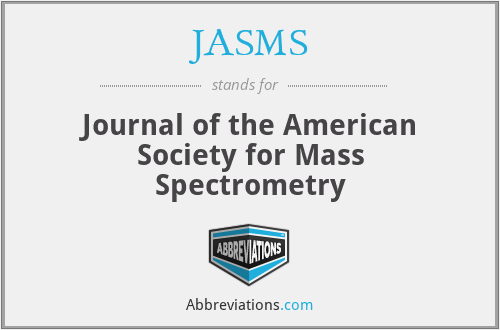 JASMS - Journal of the American Society for Mass Spectrometry