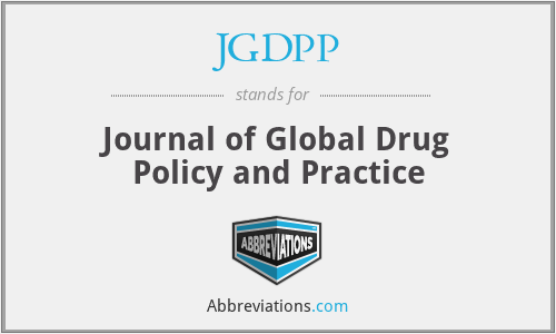 JGDPP - Journal of Global Drug Policy and Practice