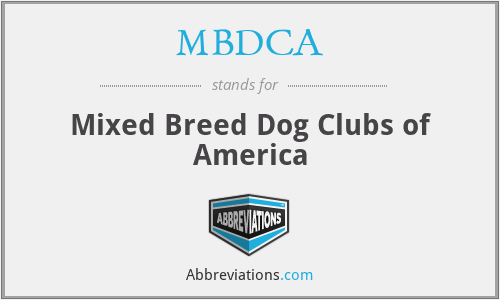 MBDCA - Mixed Breed Dog Clubs of America