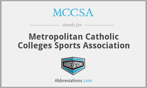 MCCSA - Metropolitan Catholic Colleges Sports Association