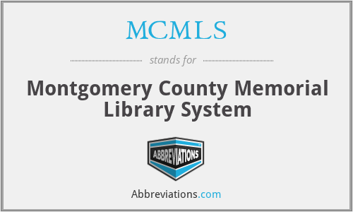 MCMLS - Montgomery County Memorial Library System