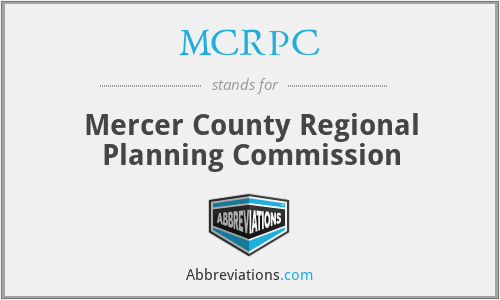 MCRPC - Mercer County Regional Planning Commission