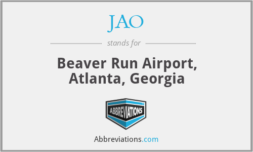 JAO - Beaver Run Airport, Atlanta, Georgia