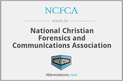NCFCA - National Christian Forensics and Communications Association