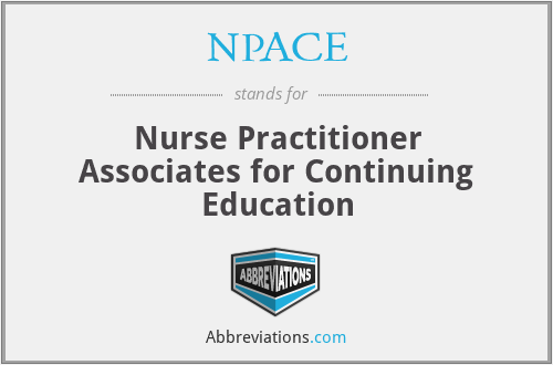 NPACE - Nurse Practitioner Associates for Continuing Education