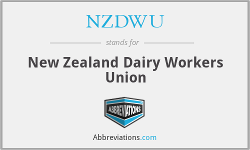 NZDWU - New Zealand Dairy Workers Union