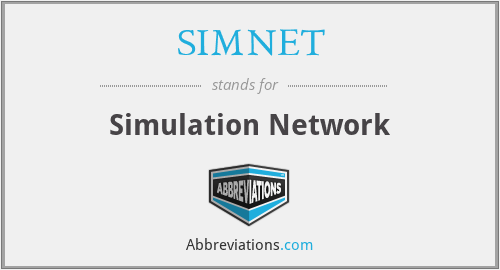SIMNET - Simulation Network