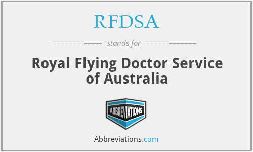 RFDSA - Royal Flying Doctor Service of Australia