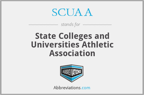 SCUAA - State Colleges and Universities Athletic Association