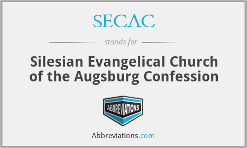 SECAC - Silesian Evangelical Church of the Augsburg Confession