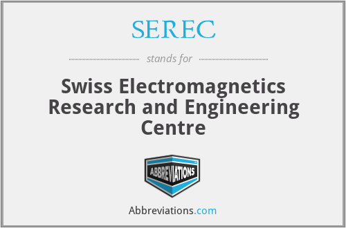 SEREC - Swiss Electromagnetics Research and Engineering Centre