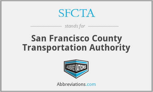 SFCTA - San Francisco County Transportation Authority