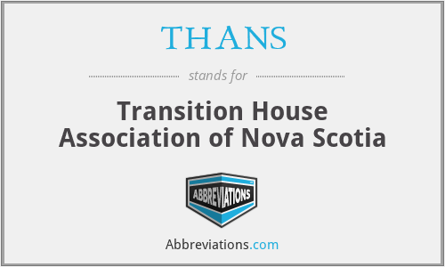 THANS - Transition House Association of Nova Scotia