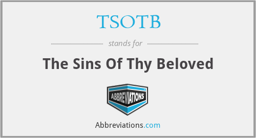 TSOTB - The Sins Of Thy Beloved