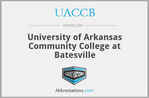 UACCB - University of Arkansas Community College at Batesville