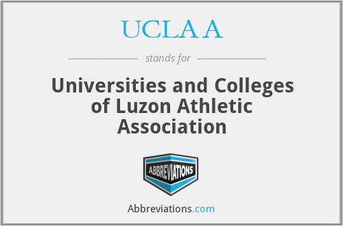 UCLAA - Universities and Colleges of Luzon Athletic Association