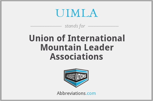 UIMLA - Union of International Mountain Leader Associations