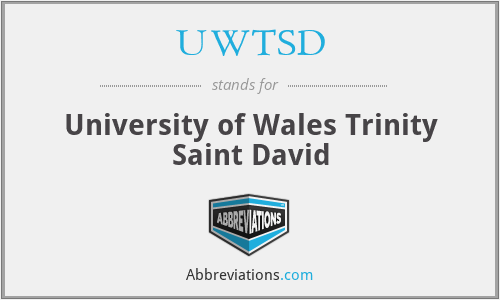 UWTSD - University of Wales Trinity Saint David