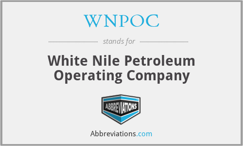 WNPOC - White Nile Petroleum Operating Company