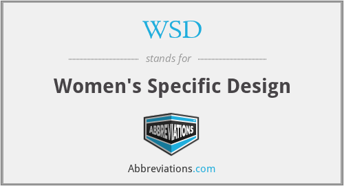 WSD - Women's Specific Design
