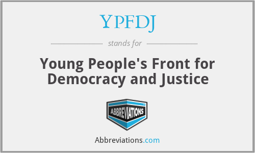 YPFDJ - Young People's Front for Democracy and Justice