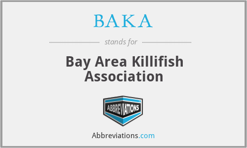 BAKA - Bay Area Killifish Association