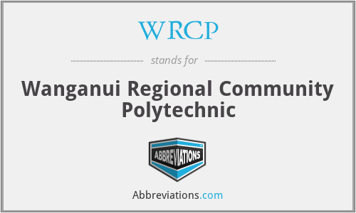 WRCP - Wanganui Regional Community Polytechnic