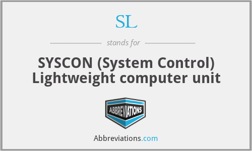 SL - SYSCON (System Control) Lightweight computer unit