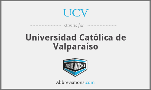 UCV - Universidad Católica de Valparaíso