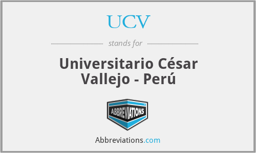 UCV - Universitario César Vallejo - Perú