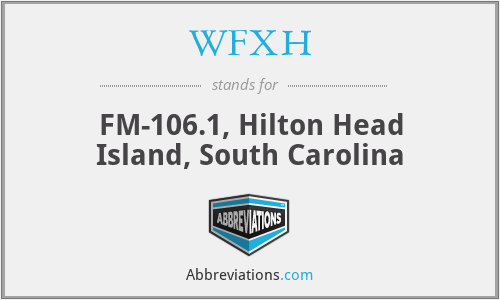 WFXH - FM-106.1, Hilton Head Island, South Carolina