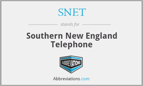 SNET - Southern New England Telephone