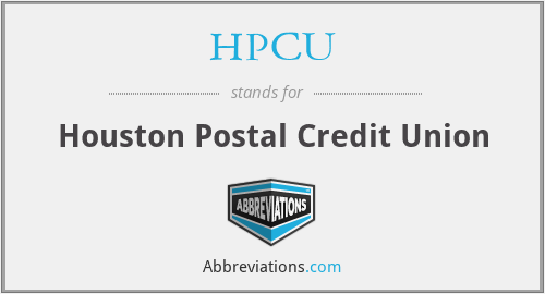 HPCU - Houston Postal Credit Union