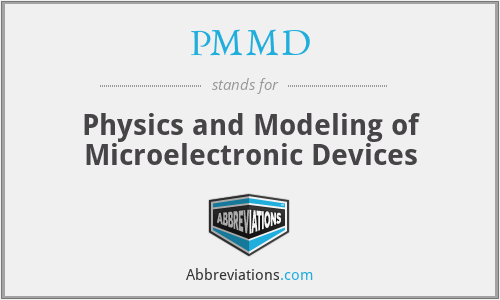 PMMD - Physics and Modeling of Microelectronic Devices