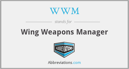 WWM - Wing Weapons Manager