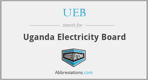 UEB - Uganda Electricity Board