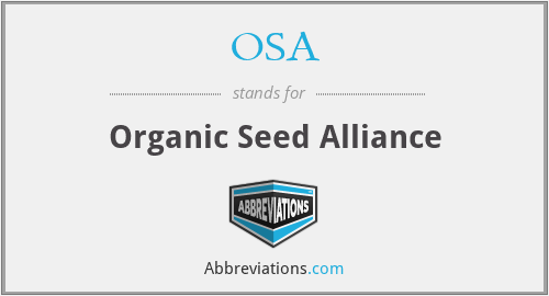 OSA - Organic Seed Alliance