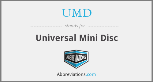 UMD - Universal Mini Disc