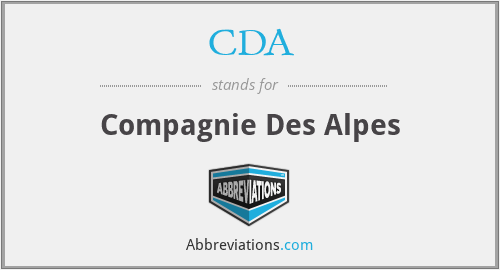 CDA - Compagnie Des Alpes